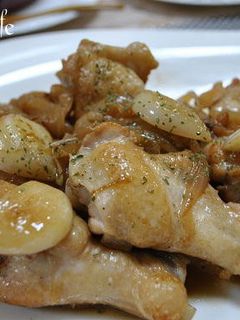 手羽元とにんにくの赤ワイン煮-レシピのメイン写真