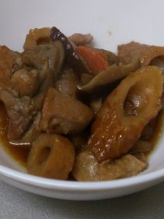 煮物☆鶏肉ごぼう人参~-レシピのメイン写真