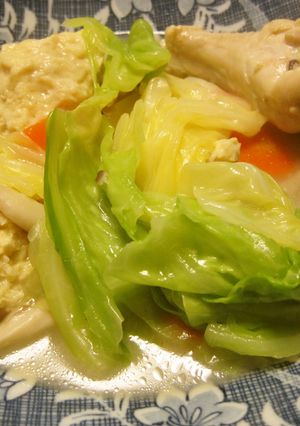 鶏白湯鍋-レシピのメイン写真
