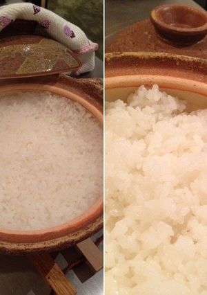 土鍋で炊飯ごはん-レシピのメイン写真
