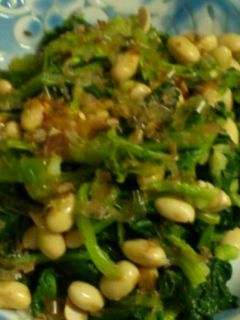 なばなと大豆の和え物-レシピのメイン写真