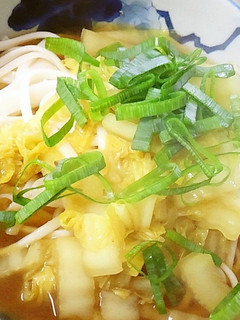 白菜たっぷりカレーうどん-レシピのメイン写真