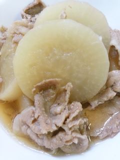 煮物 豚バラ大根! (圧力鍋)-レシピのメイン写真