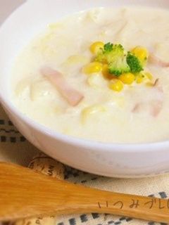 簡単!白菜とハムのミルク煮-レシピのメイン写真