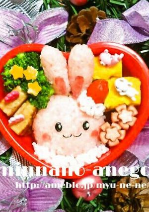 ＊キャラ弁＊USAMOMO弁当-レシピのメイン写真