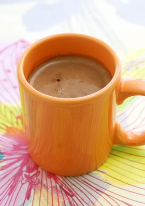 おうちカフェ♡レンジでホットチョコレート-レシピのメイン写真