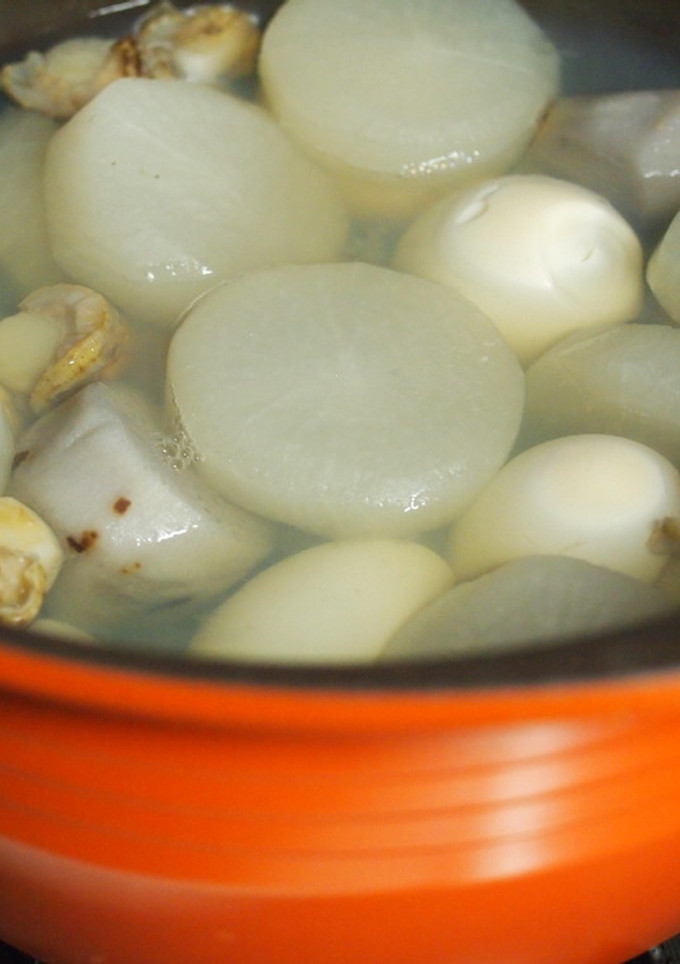 しろだし帆立風味な冬野菜の煮物-レシピのメイン写真