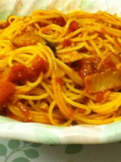 味見不要!?なすとベーコンのトマトパスタ-レシピのメイン写真