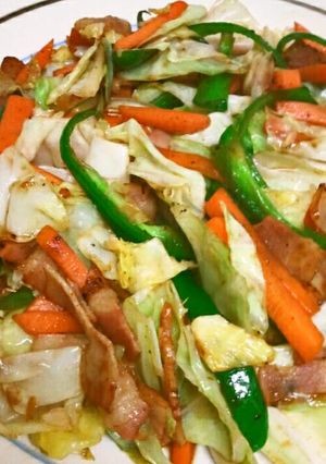 和と洋のコラボ！一味違った『野菜炒め』-レシピのメイン写真