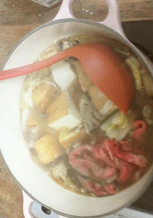 私の好きなすき焼き-レシピのメイン写真