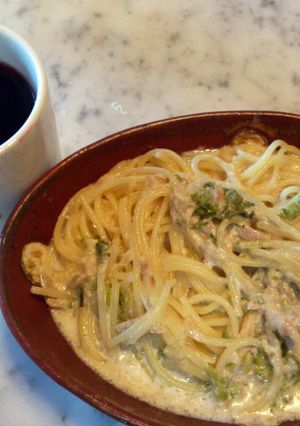 ツナとあおさのクリームパスタ*アレンジ可-レシピのメイン写真