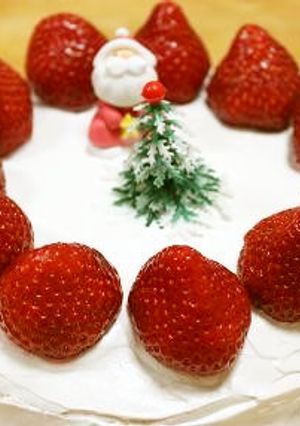 米粉☆しっとりデコレーションケーキ-レシピのメイン写真