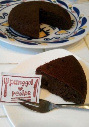 炊飯器deヘルシーなココアケーキ☆-レシピのメイン写真
