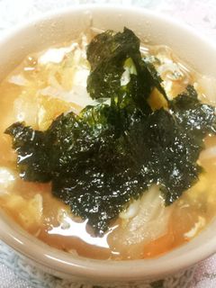 簡単すぎます♡キムチスープ-レシピのメイン写真