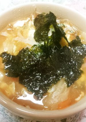 簡単すぎます♡キムチスープ-レシピのメイン写真