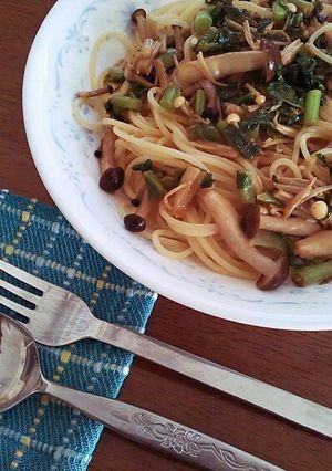 バターとめんつゆで簡単！秋のきのこパスタ-レシピのメイン写真