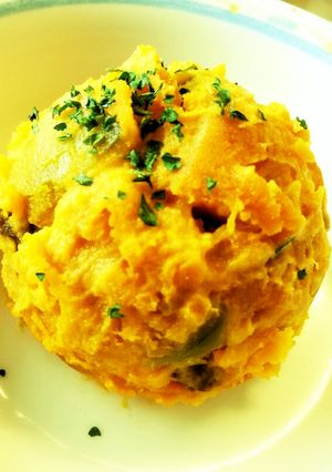 レンジで簡単！かぼちゃサラダ-レシピのメイン写真