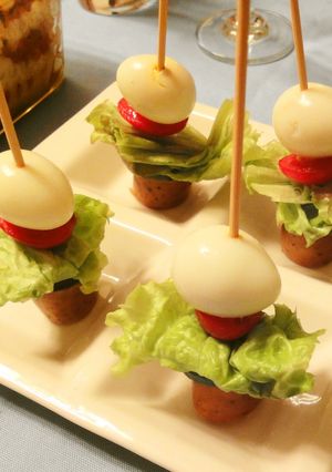 クリスマス＊うずらの卵のピンチョス＊-レシピのメイン写真