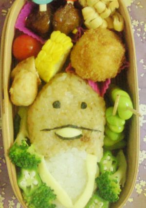 なめこのキャラ弁-レシピのメイン写真