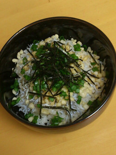 *簡単 しらす揚げたま丼-レシピのメイン写真