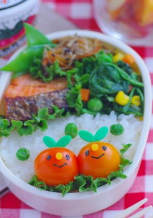 トマトのみかんちゃん(キャラ弁に）-レシピのメイン写真