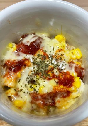 マグカップでピザ-レシピのメイン写真