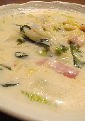 簡単あったか白菜のクリーム煮-レシピのメイン写真