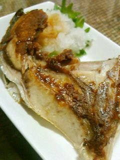 ぶりかまの塩焼き酒蒸し-レシピのメイン写真