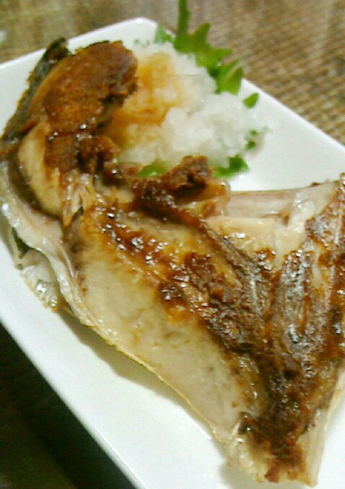 ぶりかまの塩焼き酒蒸し-レシピのメイン写真
