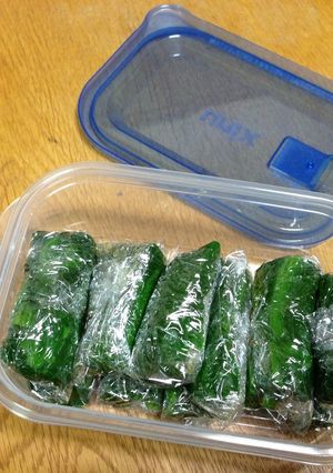 朝つめるだけ♪一週間分冷凍ほうれん草の術-レシピのメイン写真