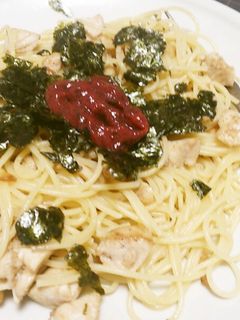 練り梅&ササミの和風パスタ-レシピのメイン写真