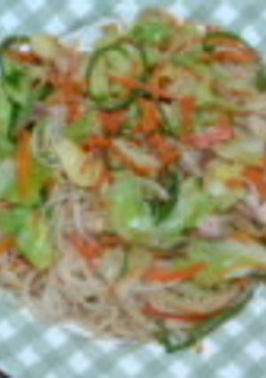野菜たっぷり焼きビーフン-レシピのメイン写真
