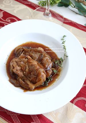 コクと苦みで大人味「豚肉の黒ビール煮」-レシピのメイン写真
