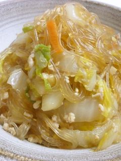 *白菜と春雨の中華炒め*-レシピのメイン写真