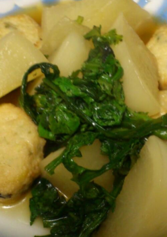 かぶと春菊のあっさり煮物-レシピのメイン写真