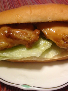 照り焼きチキンサンド-レシピのメイン写真