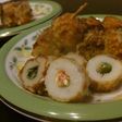 明太子チーズを竹輪で包んで揚げました❤