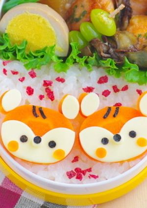チーズとにんじんのなかよしリスくん-レシピのメイン写真