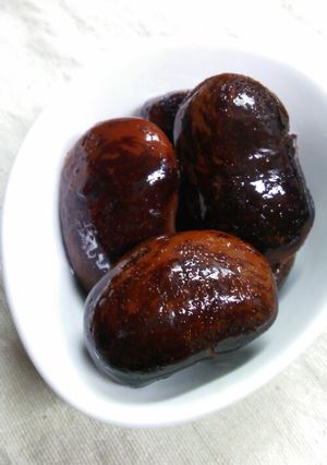 薪ストーブで花豆煮-レシピのメイン写真