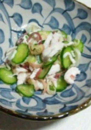 鶏ささみの梅肉さっぱり和え-レシピのメイン写真