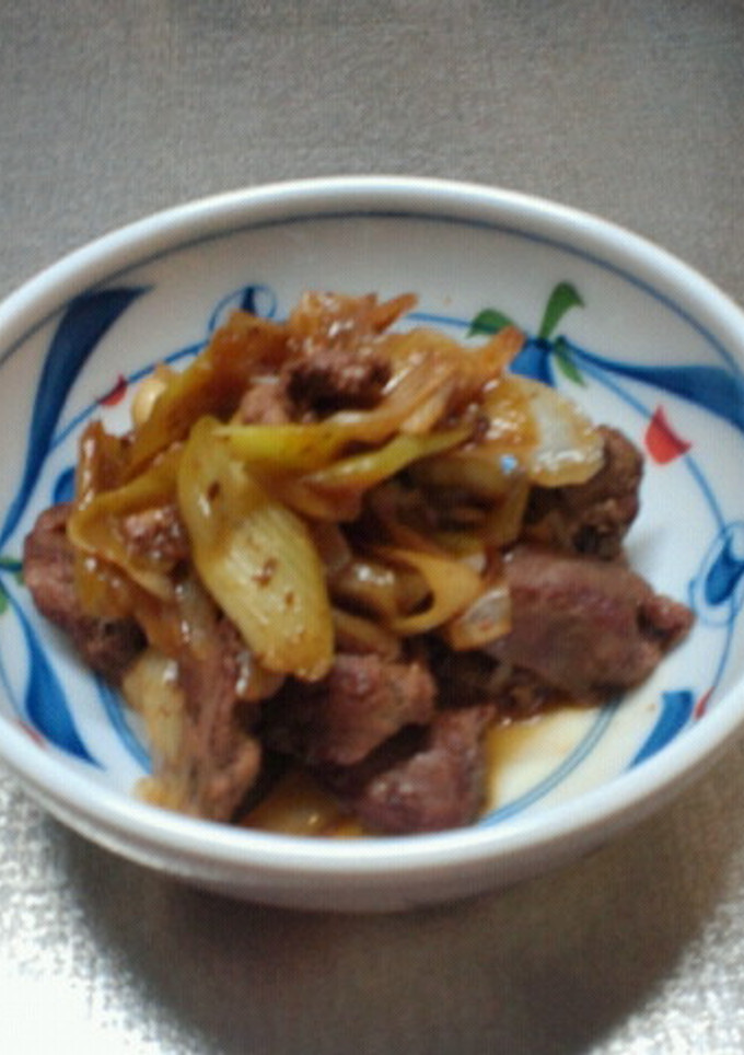 簡単！鶏レバーと長ネギの炒め-レシピのメイン写真
