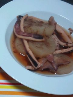 大根とイカの煮物-レシピのメイン写真