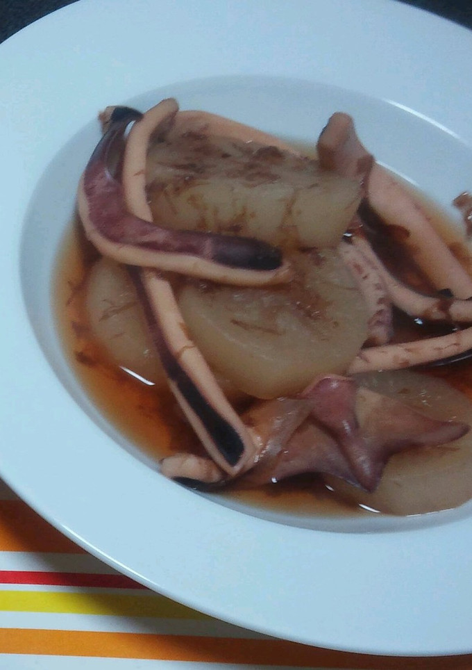 大根とイカの煮物-レシピのメイン写真