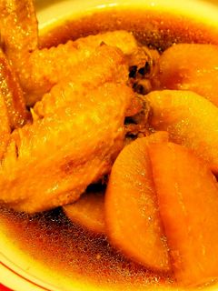 大根と鶏手羽先のこってり煮-レシピのメイン写真