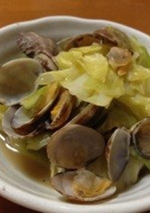 モテレシピ！キャベツとあさりの酒蒸し-レシピのメイン写真