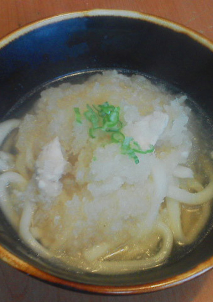 ゆずとおろしうどん（温）-レシピのメイン写真