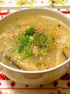 炊飯器にお任せ!寒い夜にお手軽参鶏湯風-レシピのメイン写真