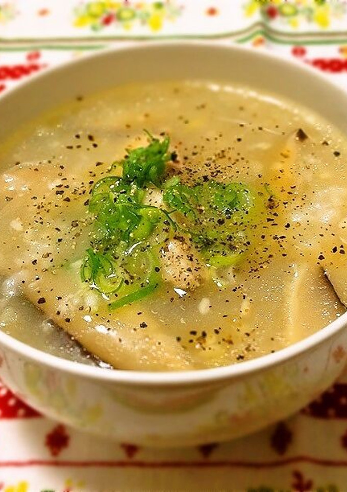 炊飯器にお任せ！寒い夜にお手軽参鶏湯風-レシピのメイン写真