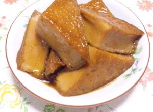 懐かしいおばあちゃんの 厚揚げの煮物♪-レシピのメイン写真