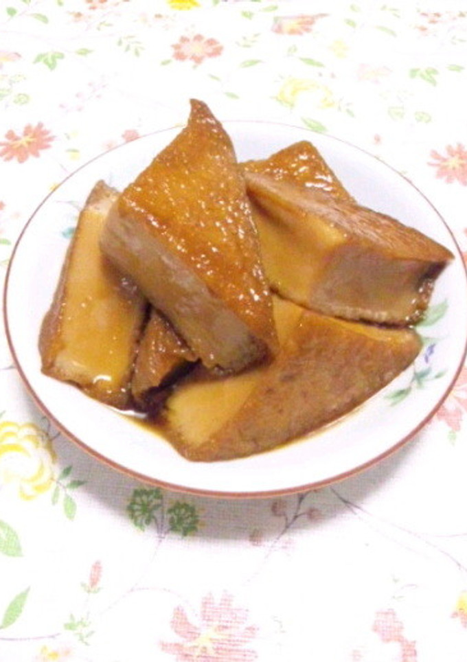 懐かしいおばあちゃんの 厚揚げの煮物♪-レシピのメイン写真